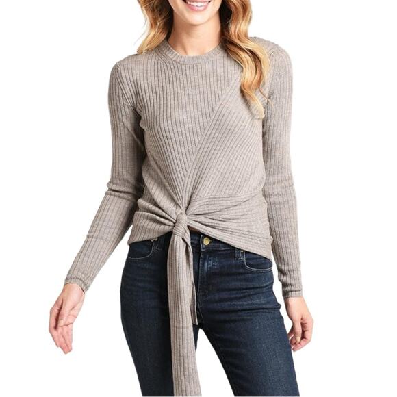 Brochu Walker The Dean Wrap Wool Pullover Top SMALL - Picture 1 of 8